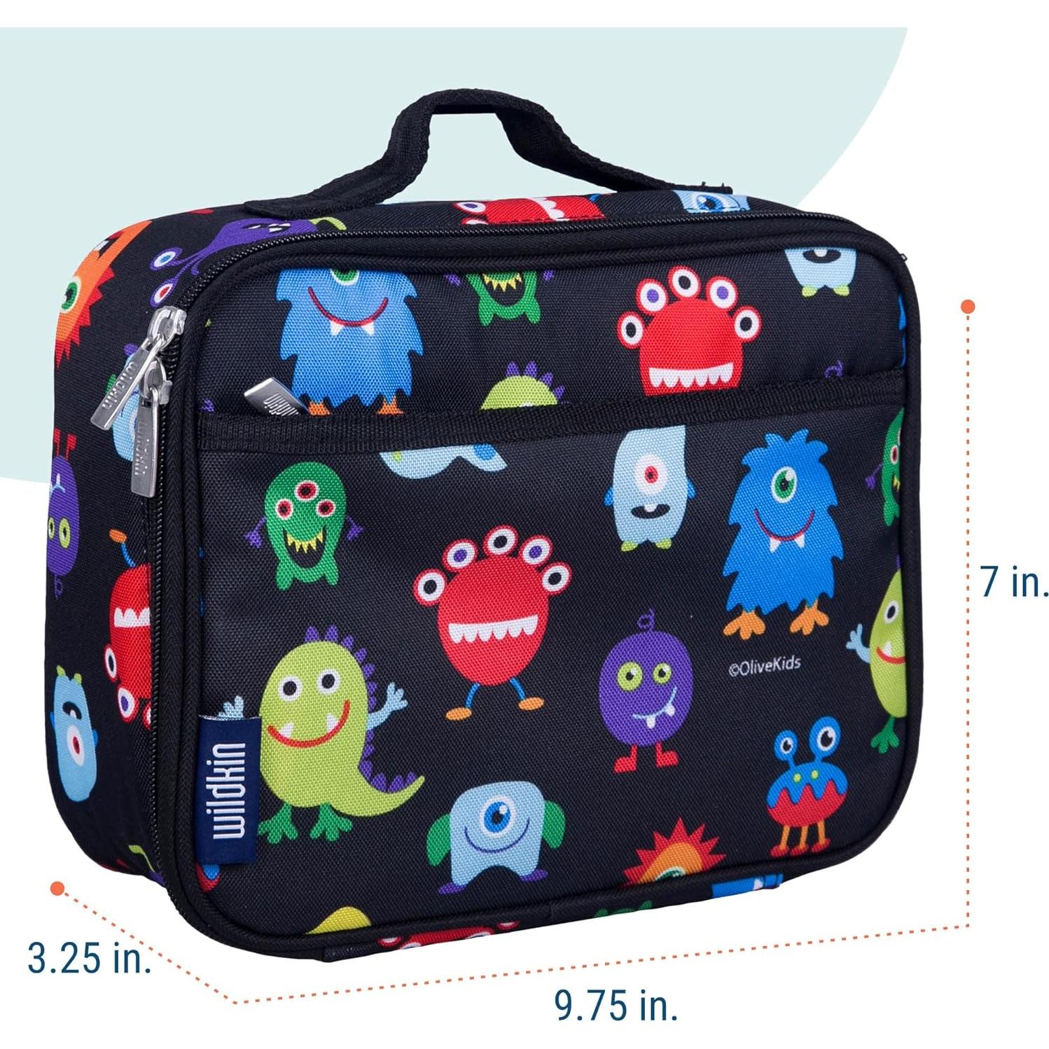 Caja de Almuerzo Aislada Wildkin Monstruos 24.8x17.8cm