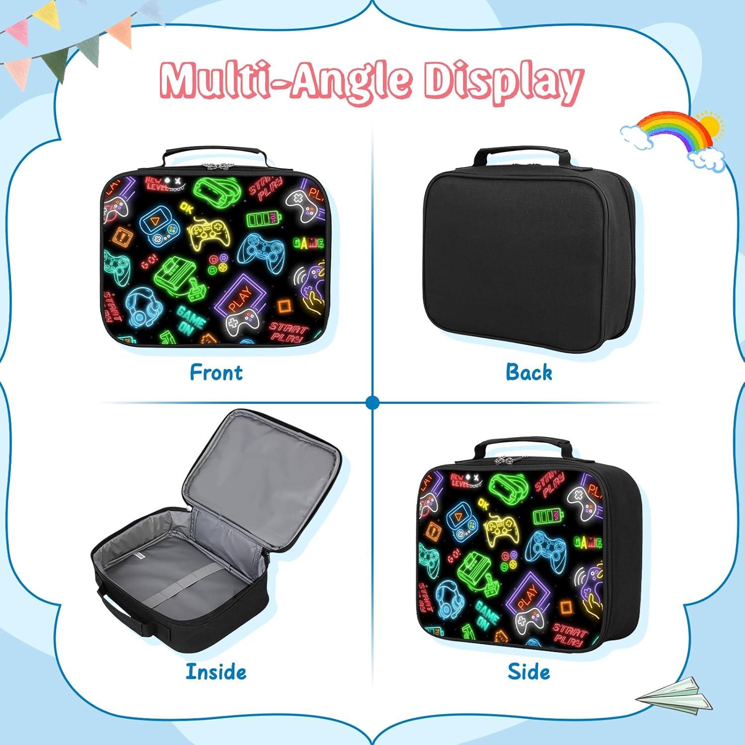 Bolsa de Almuerzo Aislada WOBAGMEN para Niños 26x9x20cm