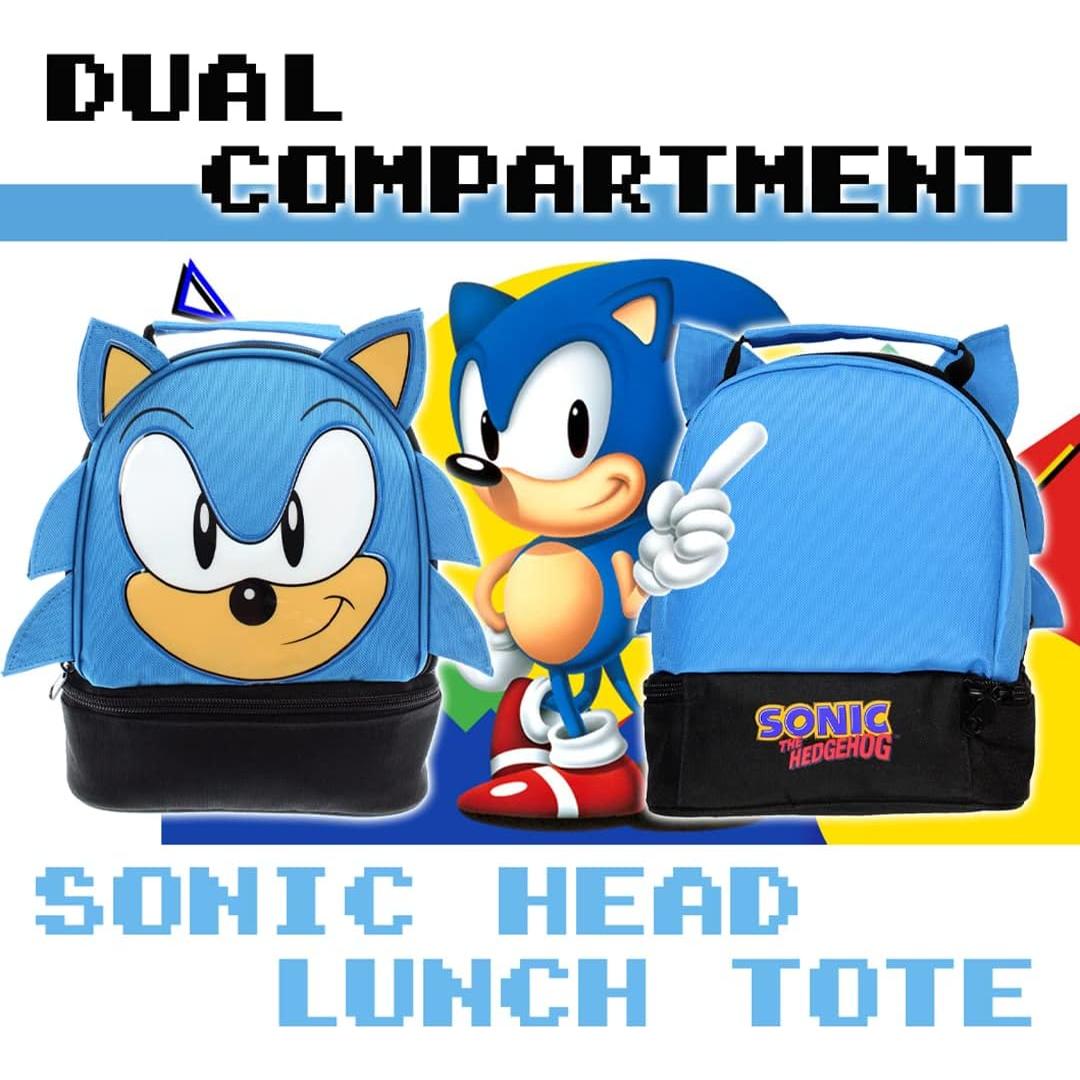 Bolsa de Almuerzo Sonic the Hedgehog Bioworld Doble Compartimento