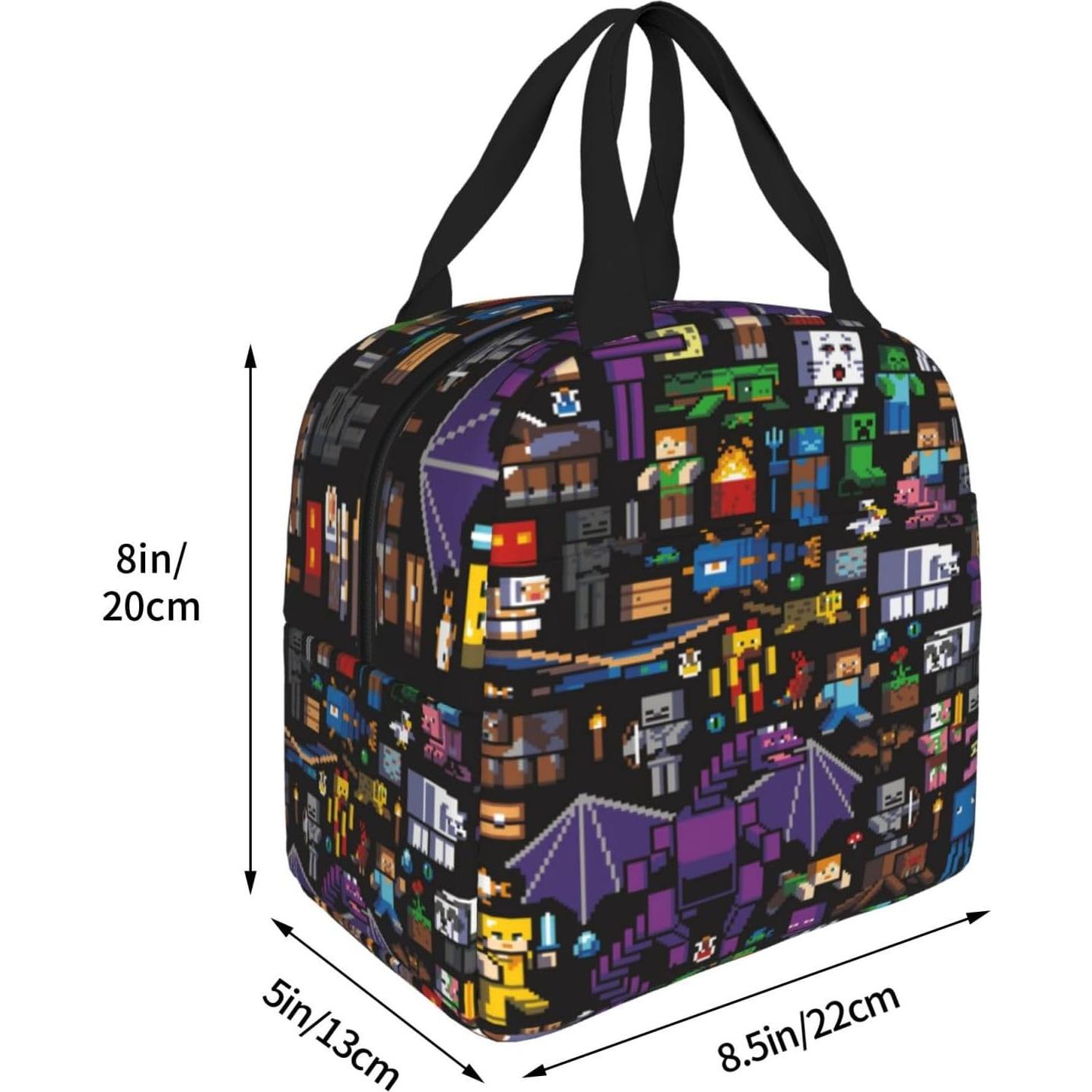 Bolsa de Almuerzo Aislada Umerwasv Negra 10L Impermeable