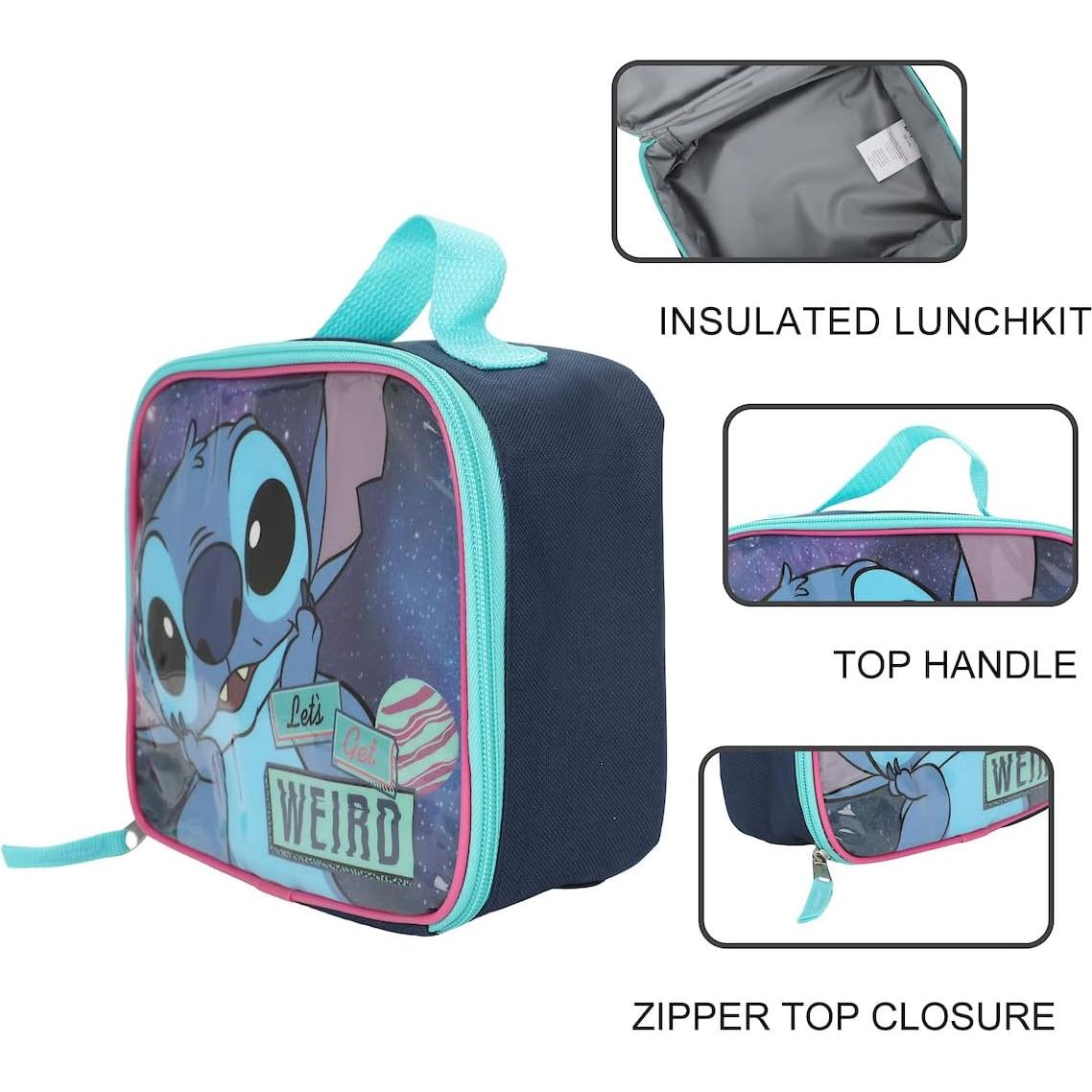 Caja de Almuerzo Aislada Lilo & Stitch 24.1x19.1 cm