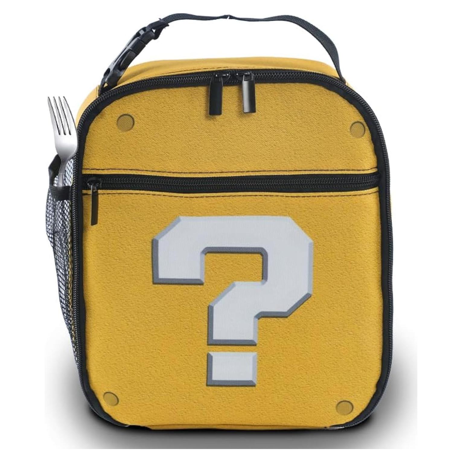 Bolsa de Almuerzo TIANXIADIYI Amarilla Dibujo Animado 20.3x10.2x25.4 cm