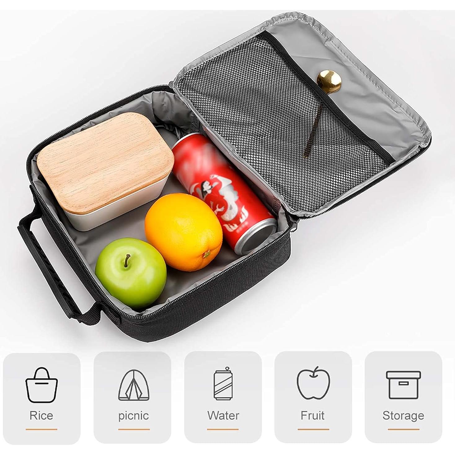 Bolsa de Almuerzo Reutilizable JWSXCFD Roja Aislada 0.1L