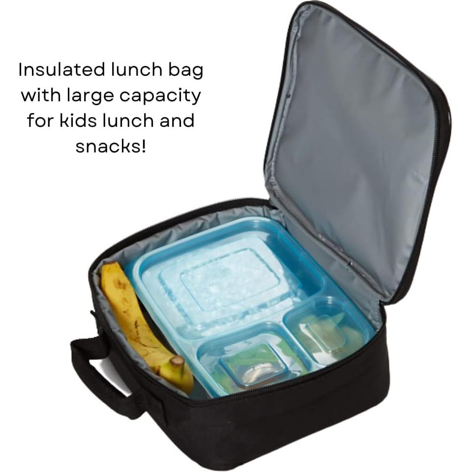 Caja de Almuerzo Minecraft Bioworld 24.1x7.6x20.3 cm Aislada