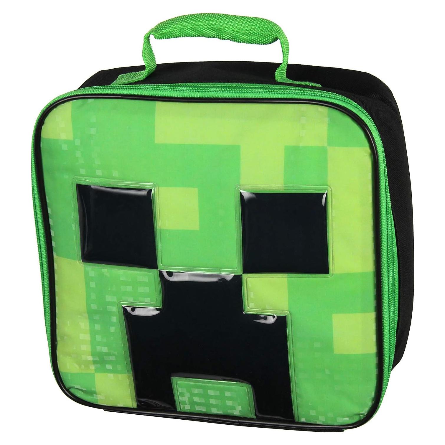 Caja de Almuerzo Aislada Bioworld Minecraft Creeper 24x20cm