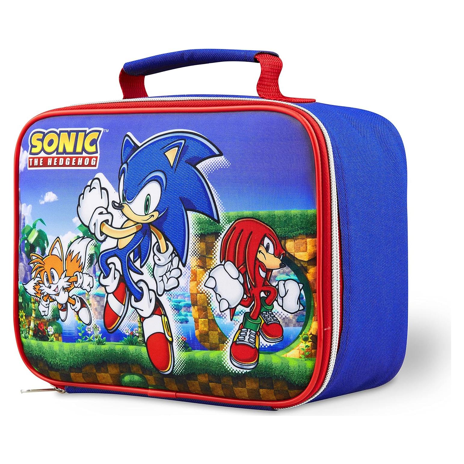 Bolsa Térmica Sonic The Hedgehog Azul/Rojo para Almuerzo
