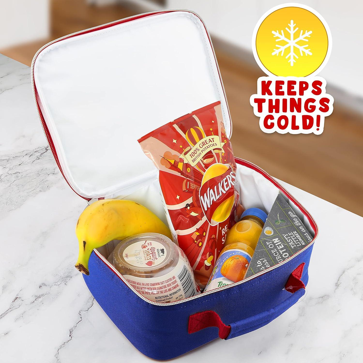 Bolsa Térmica Sonic The Hedgehog Azul/Rojo para Almuerzo