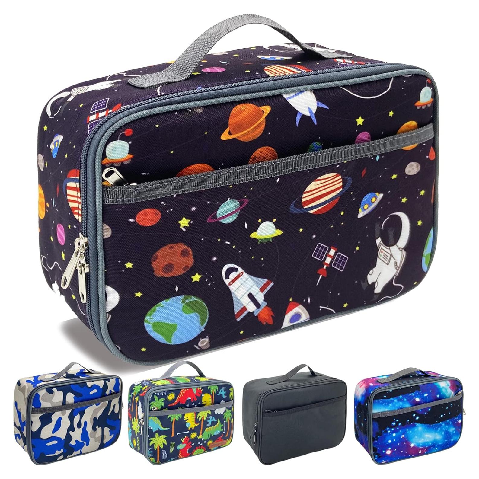 Caja de Almuerzo Kulle para Niños Astronauta 25.4x9.9x19.1cm