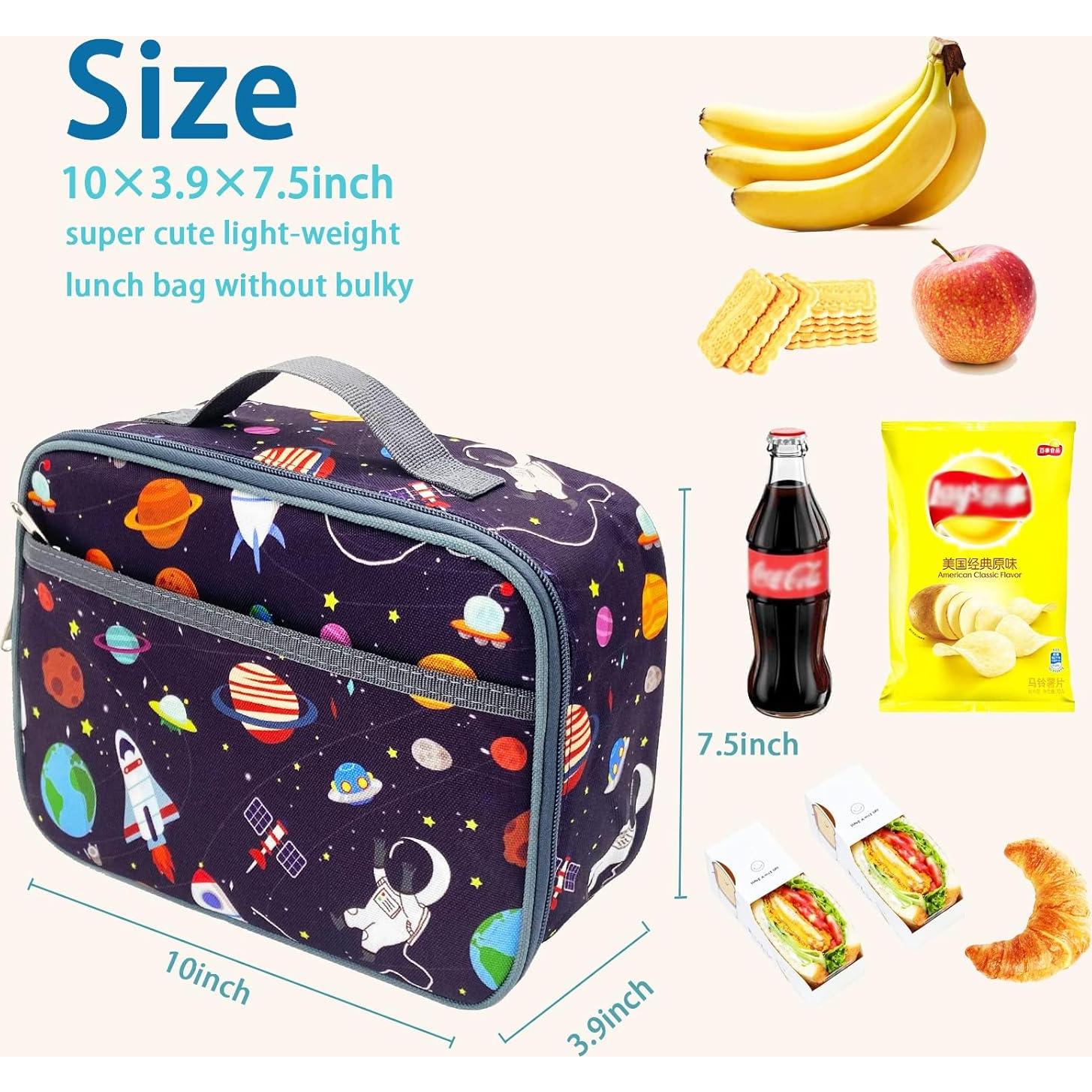 Caja de Almuerzo Kulle para Niños Astronauta 25.4x9.9x19.1cm