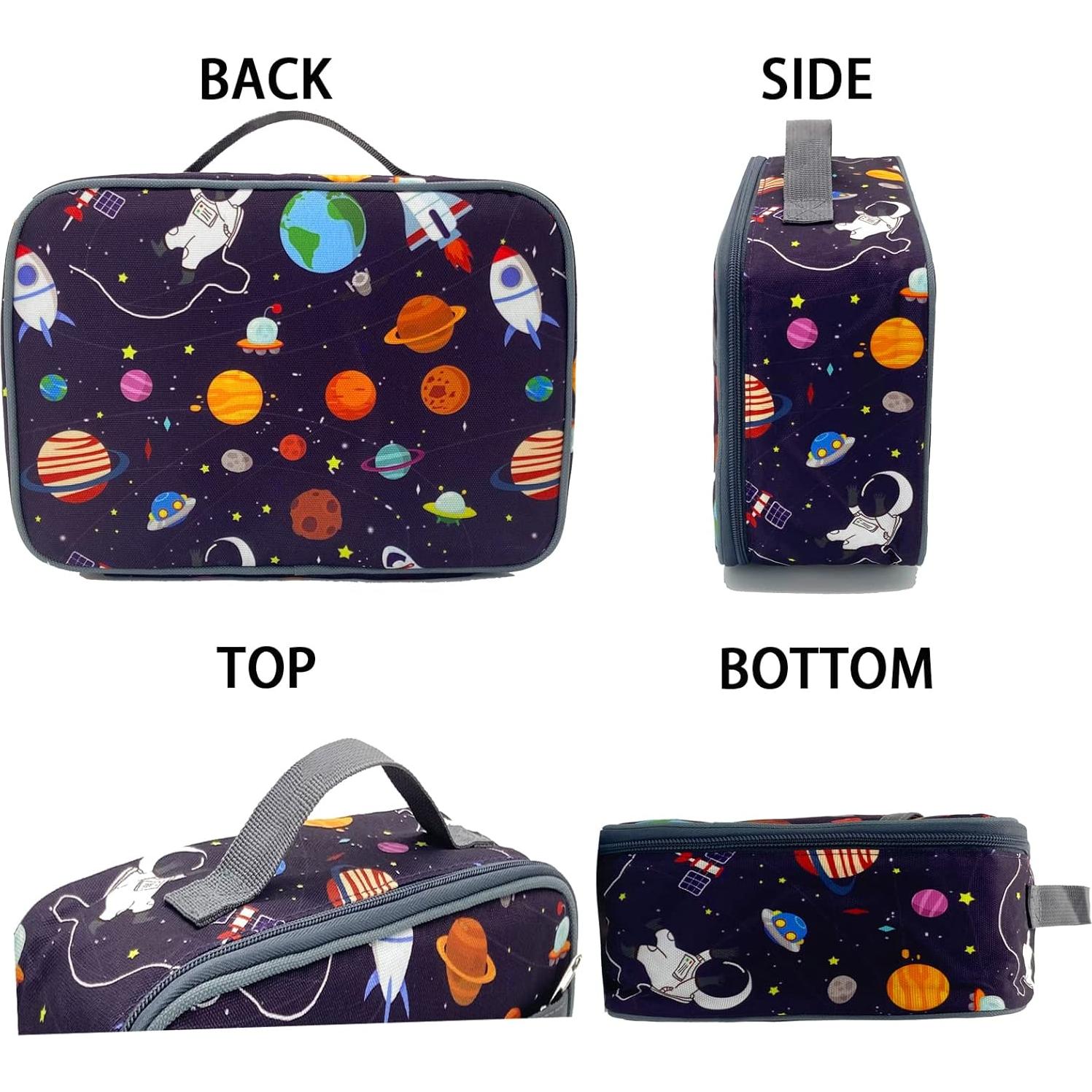 Caja de Almuerzo Kulle para Niños Astronauta 25.4x9.9x19.1cm