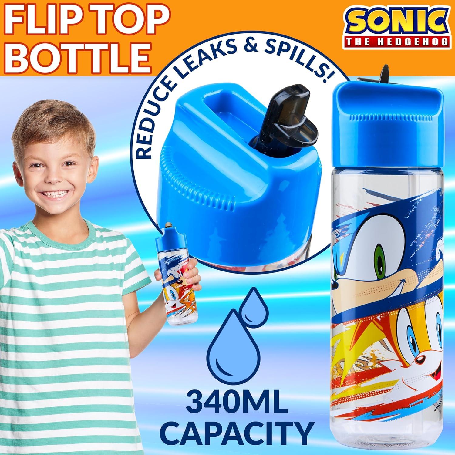 Set de Almuerzo y Botella de Agua Sonic The Hedgehog 2 Piezas