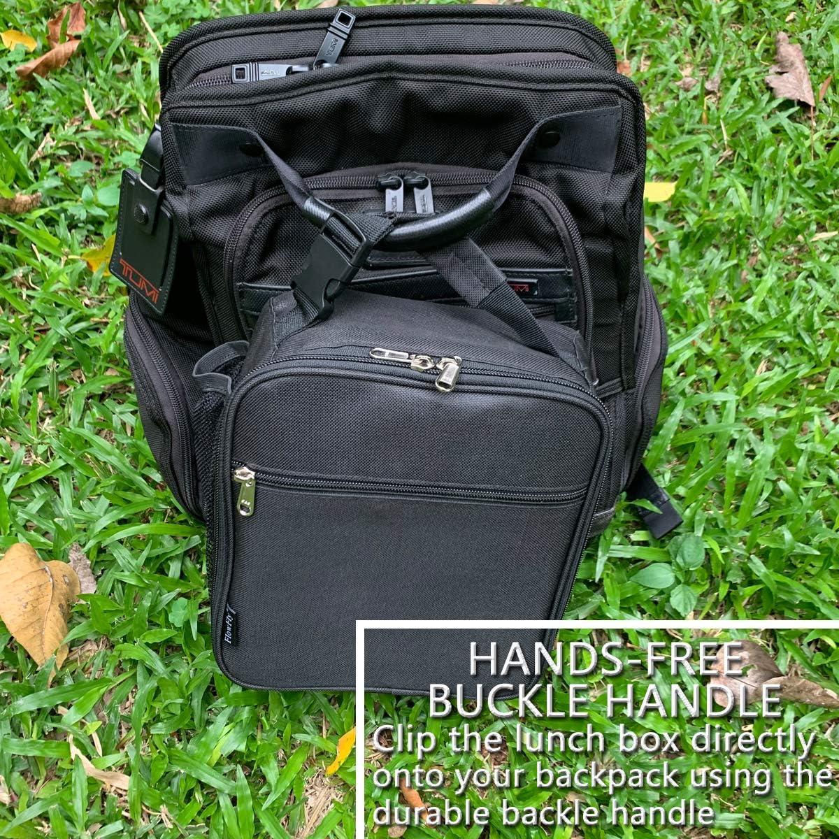 Bolsa de Almuerzo Aislada FlowFly Negra 1.2L para Niños