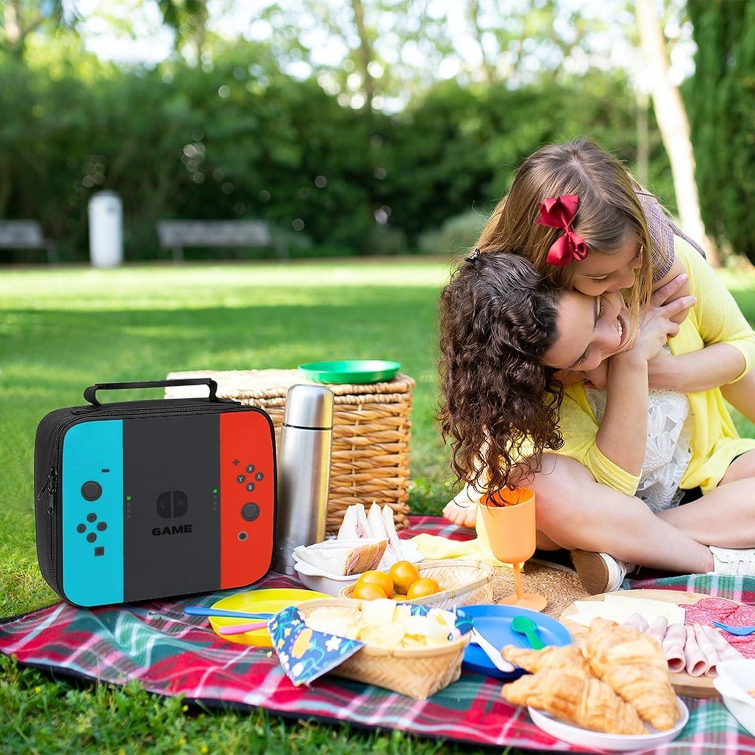 Bolsa de Almuerzo Luatdmx Juego-01 Impermeable Aislante 24.99x6.50x20.99cm