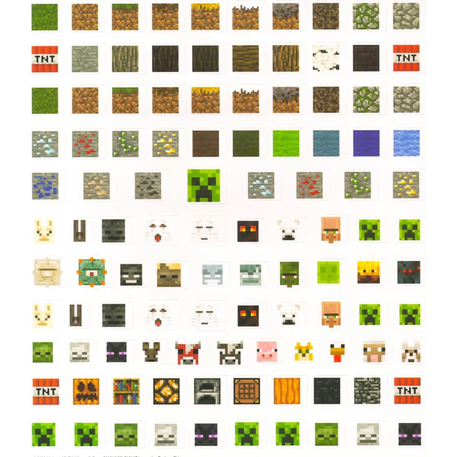 Caja de Almuerzo Minecraft con Botella de Agua y Stickers