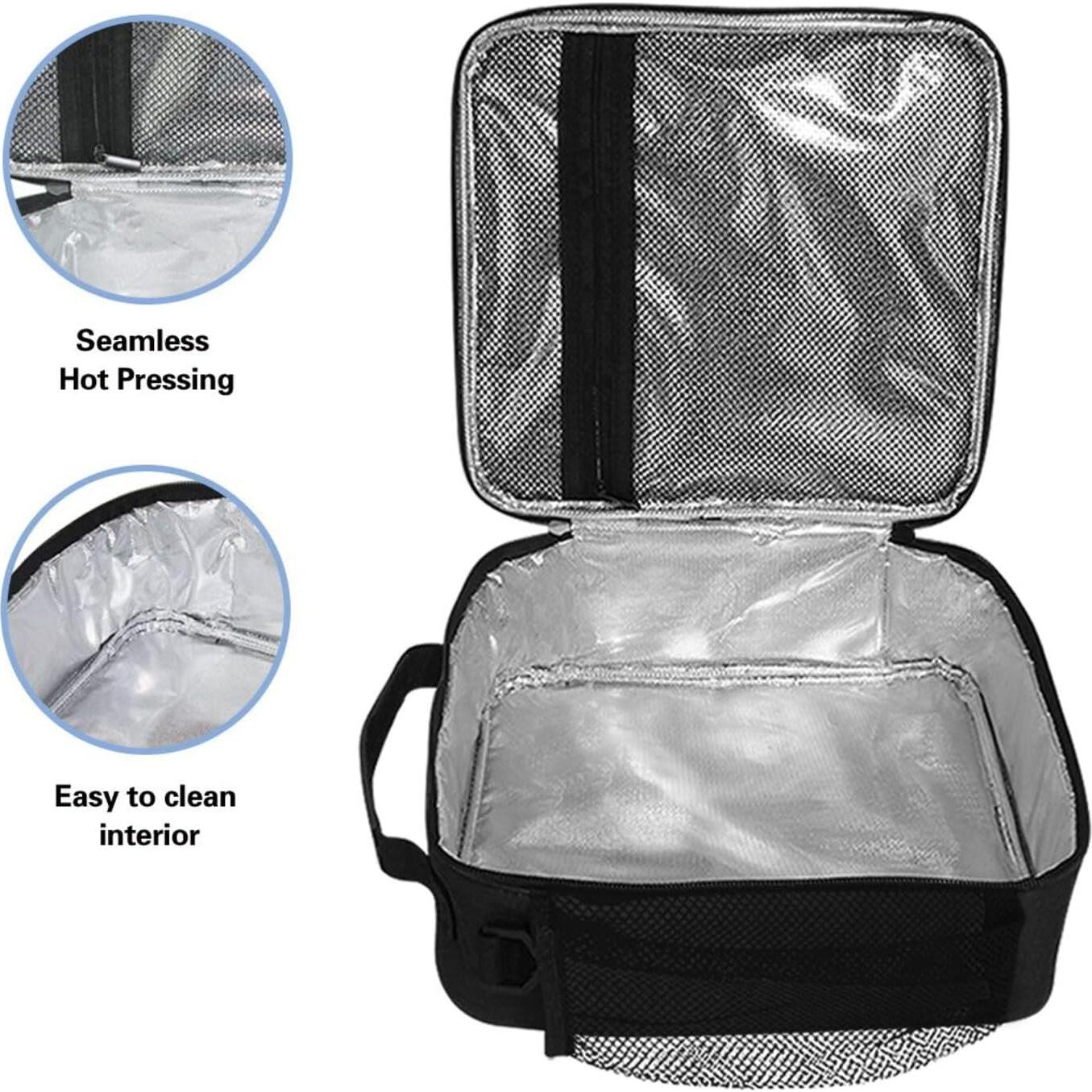 Bolsa de Almuerzo Aislada UMIRIKO Dragón de Llama Arcoíris 5.6L