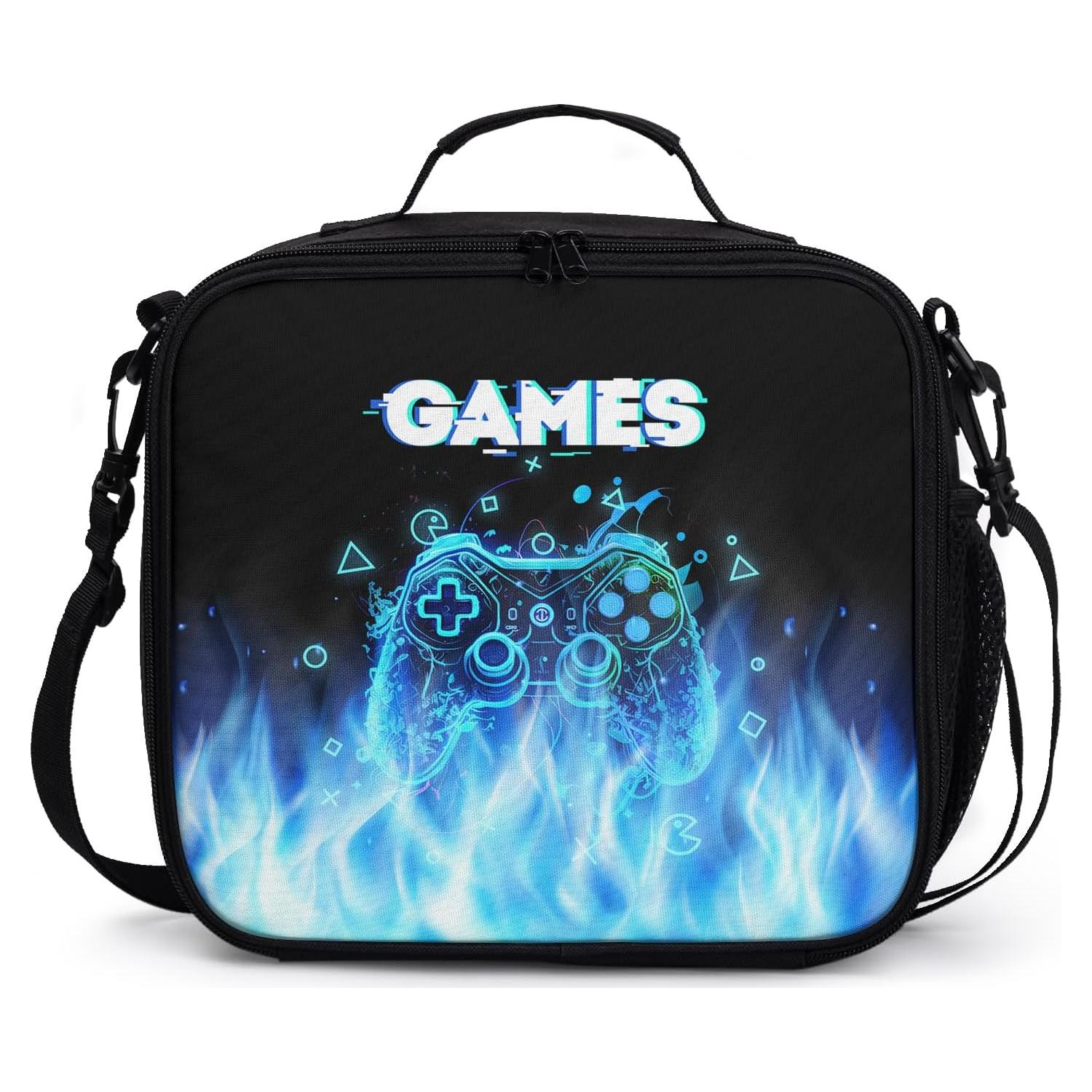 Bolsa de Almuerzo Aislada Miaoquhe Controlador Videojuego Azul