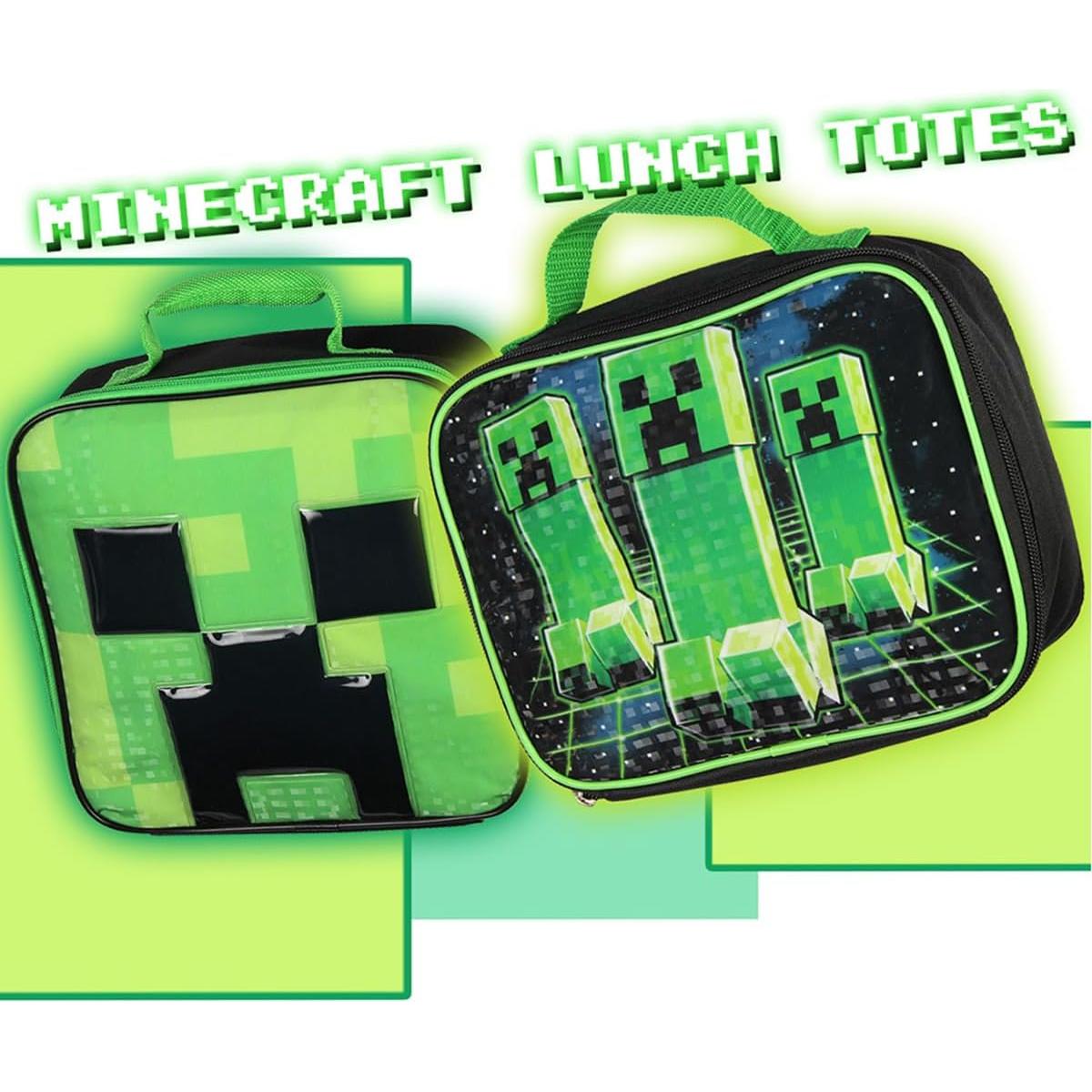 Caja de Almuerzo Aislada Minecraft Creeper Bioworld 24x20cm