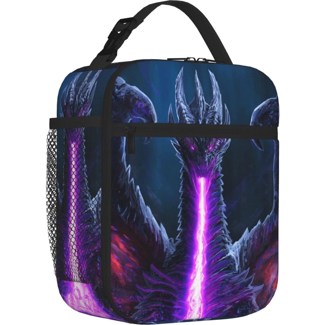 Bolsa de Almuerzo Aislada SARA NELL Dragón 25.4x20.3cm