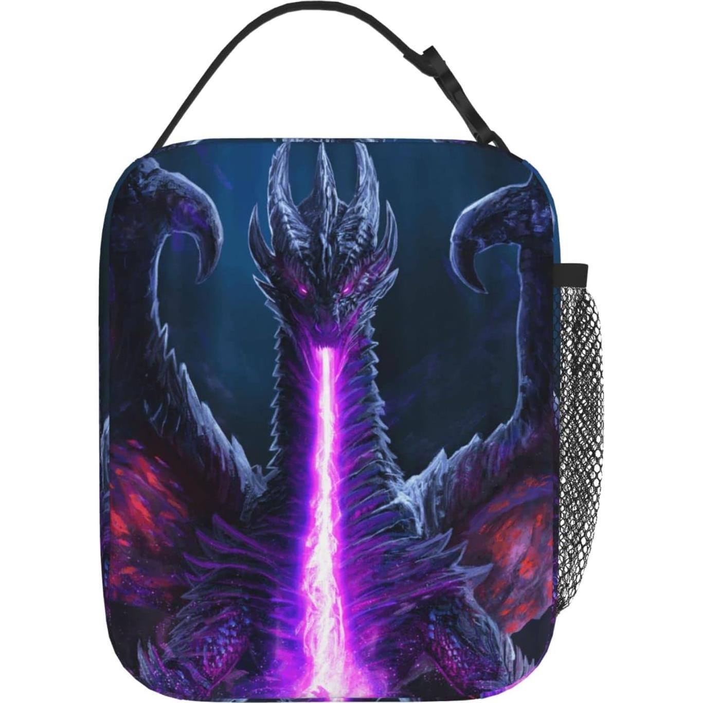 Bolsa de Almuerzo Aislada SARA NELL Dragón 25.4x20.3cm