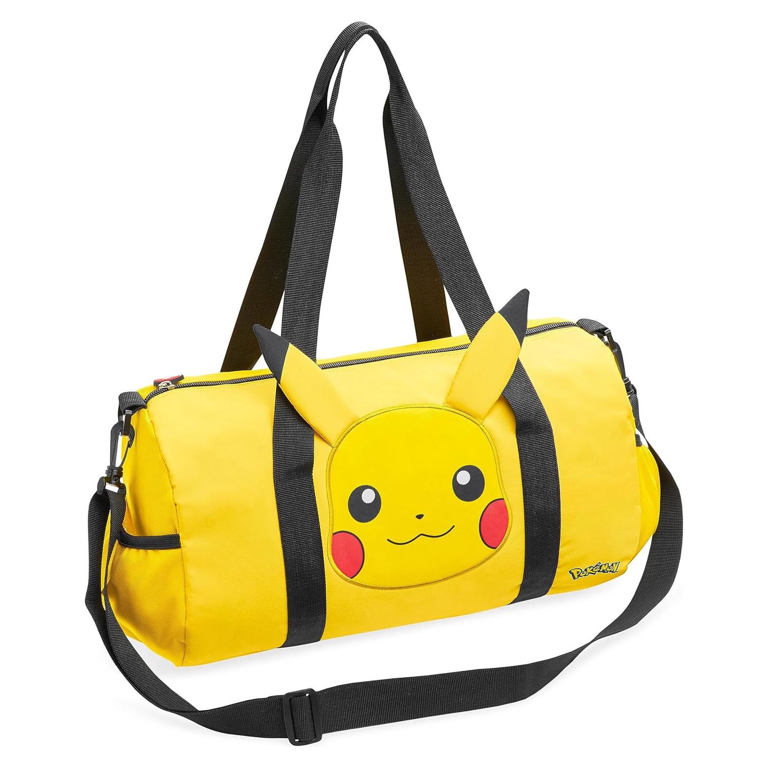 Bolsa de Deporte Pokemon Amarillo 3D Orejas 38x18.5x22cm
