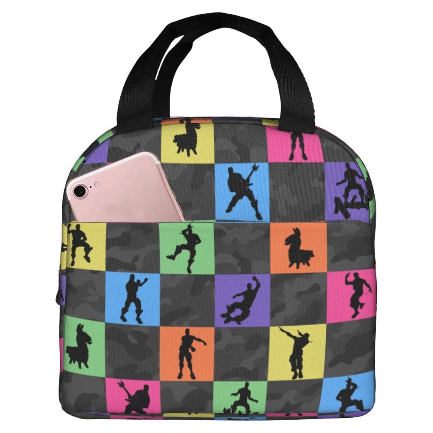 Bolsa de Almuerzo Térmica Nzahdwu Gris 14L 21.6x12.7x20.3cm