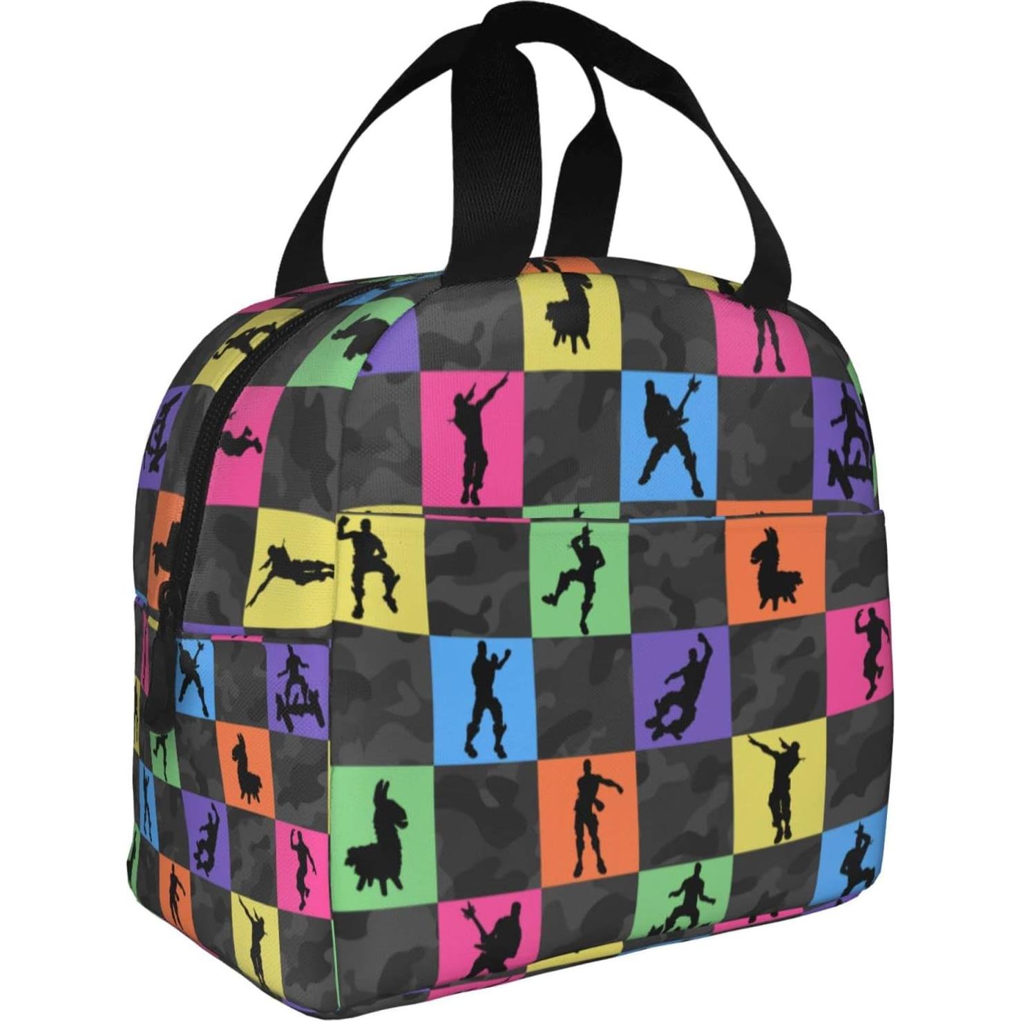 Bolsa de Almuerzo Térmica Nzahdwu Gris 14L 21.6x12.7x20.3cm