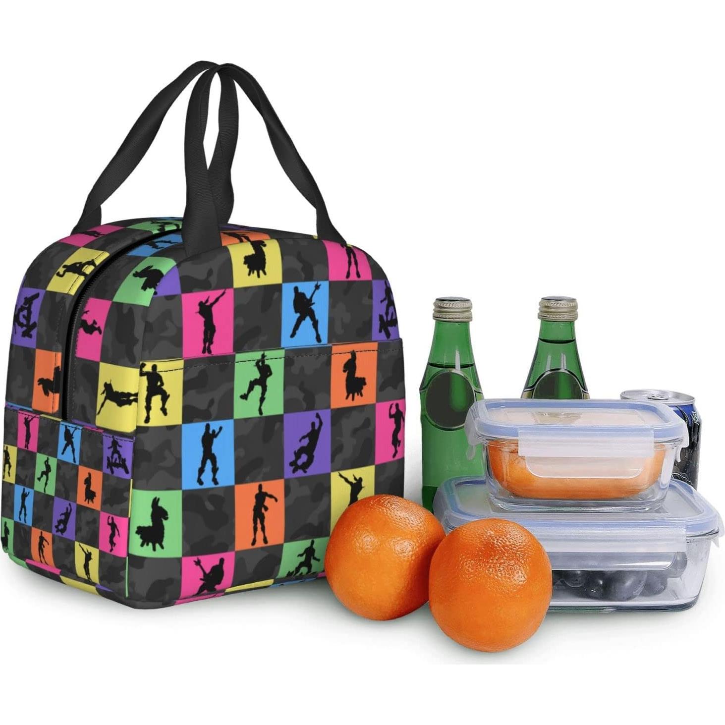 Bolsa de Almuerzo Térmica Nzahdwu Gris 14L 21.6x12.7x20.3cm