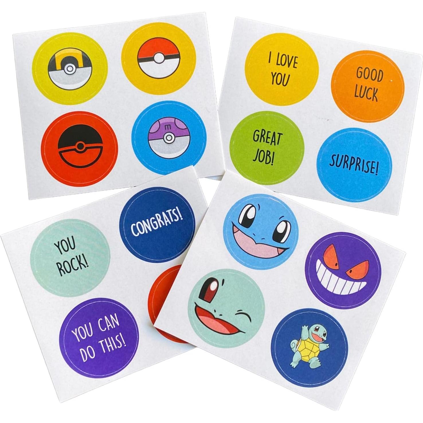 30 Tarjetas de Almuerzo Motivacionales RachCards - Pokemon