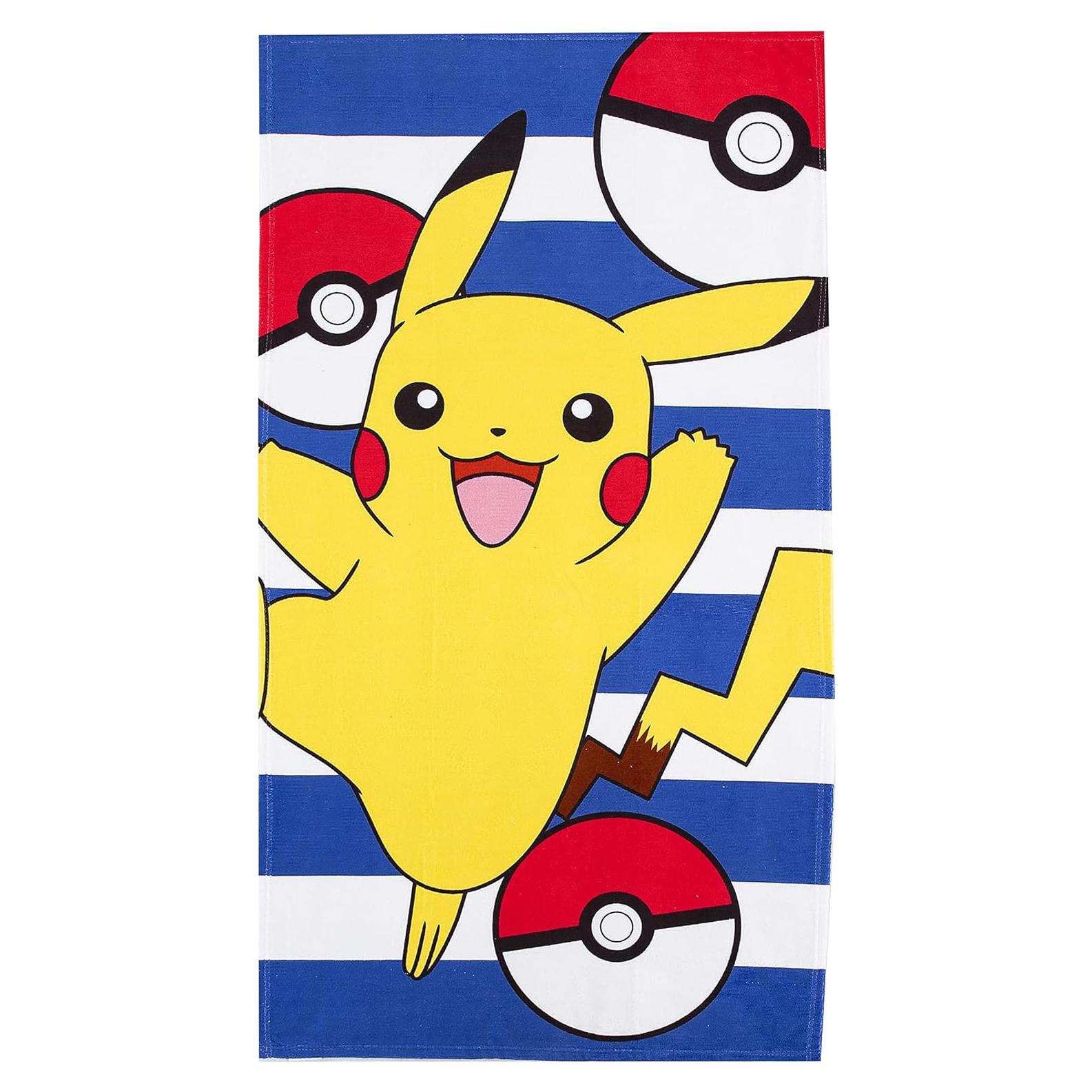 Toalla de Playa The Northwest Pikachu 76x152 cm Suave y Absorbente