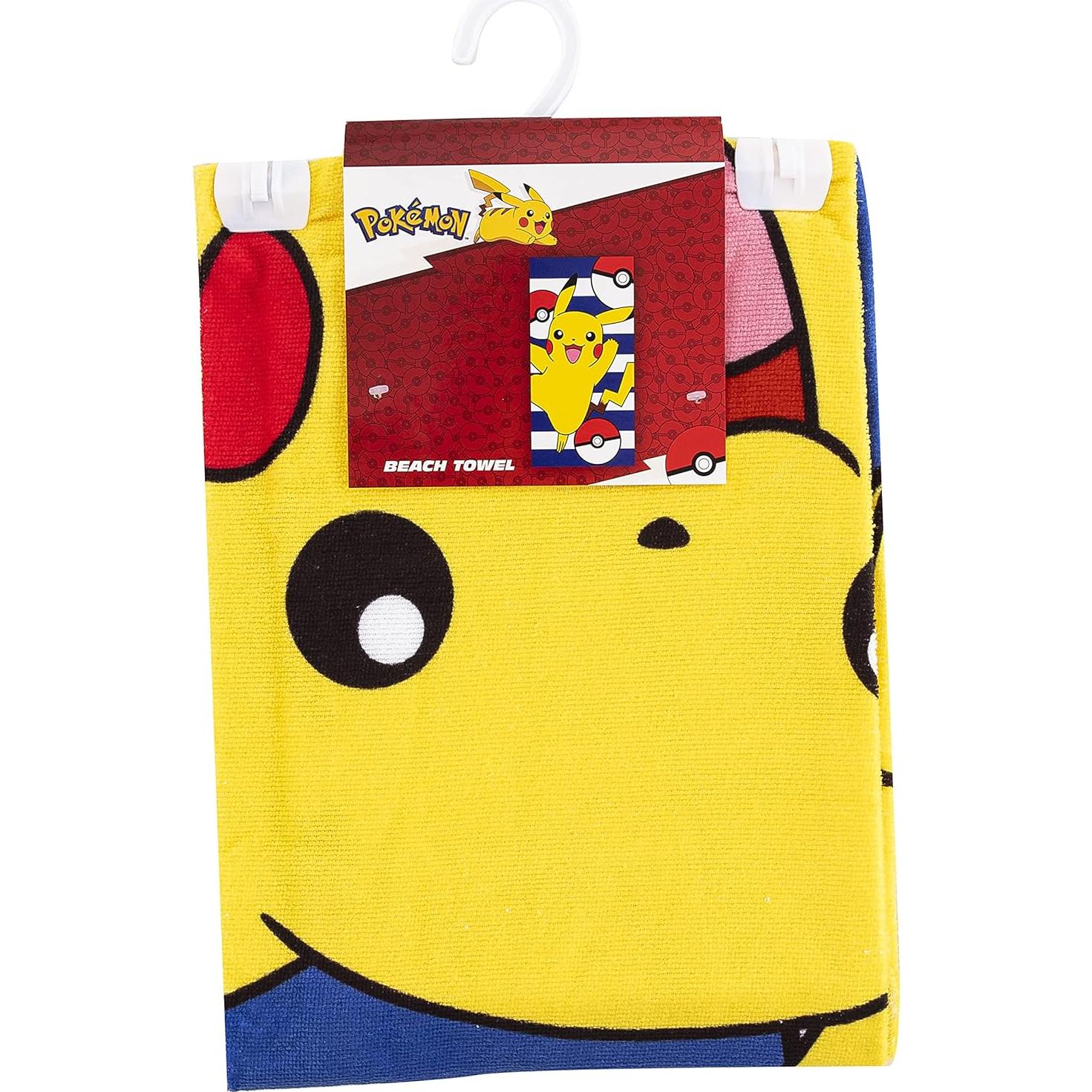 Toalla de Playa The Northwest Pikachu 76x152 cm Suave y Absorbente