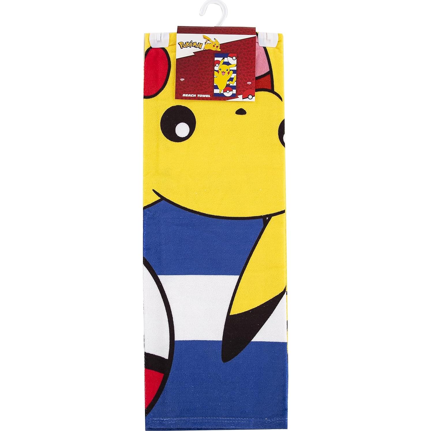 Toalla de Playa The Northwest Pikachu 76x152 cm Suave y Absorbente