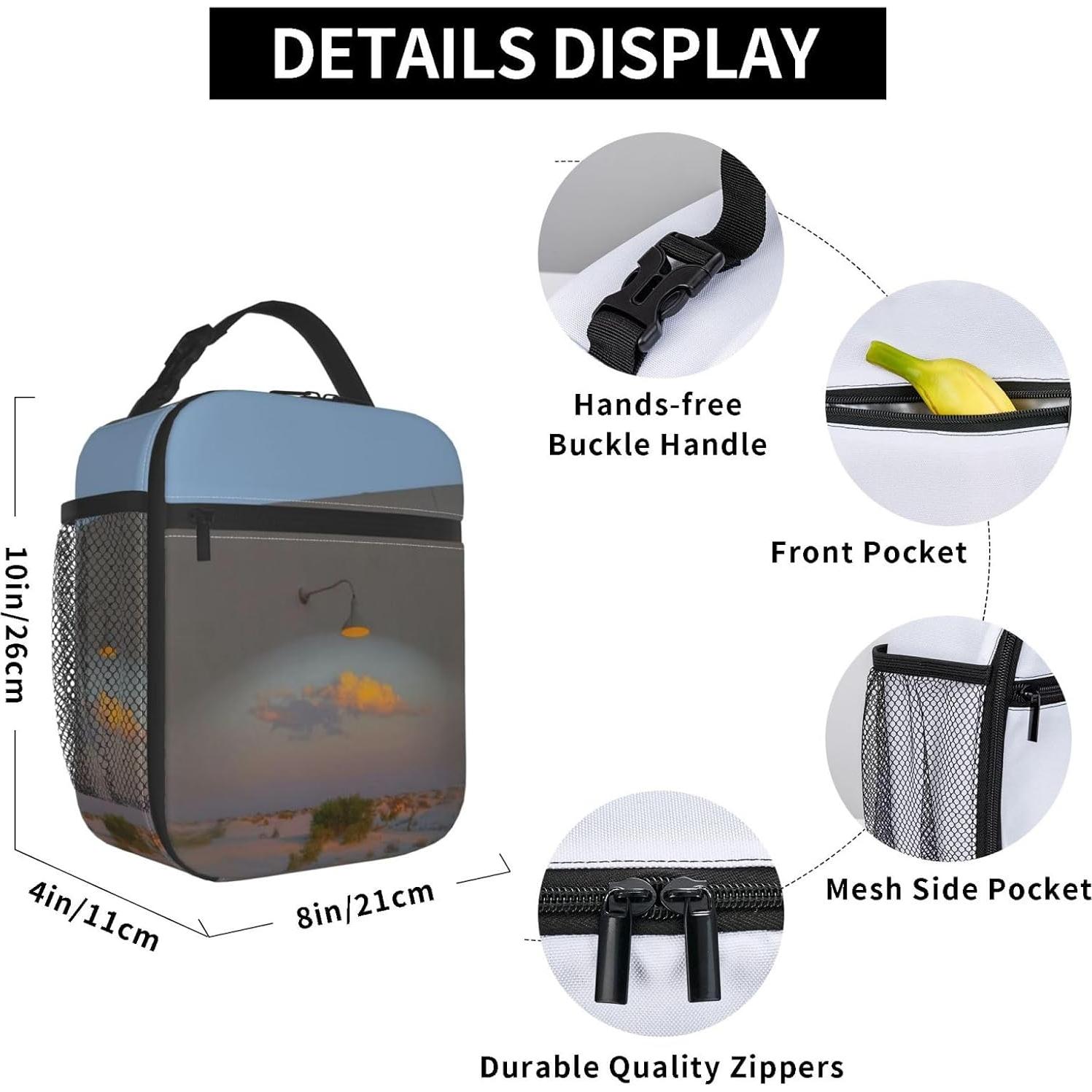 Bolsa de Almuerzo Térmica ZALAAUO 5.68L Lamplight3