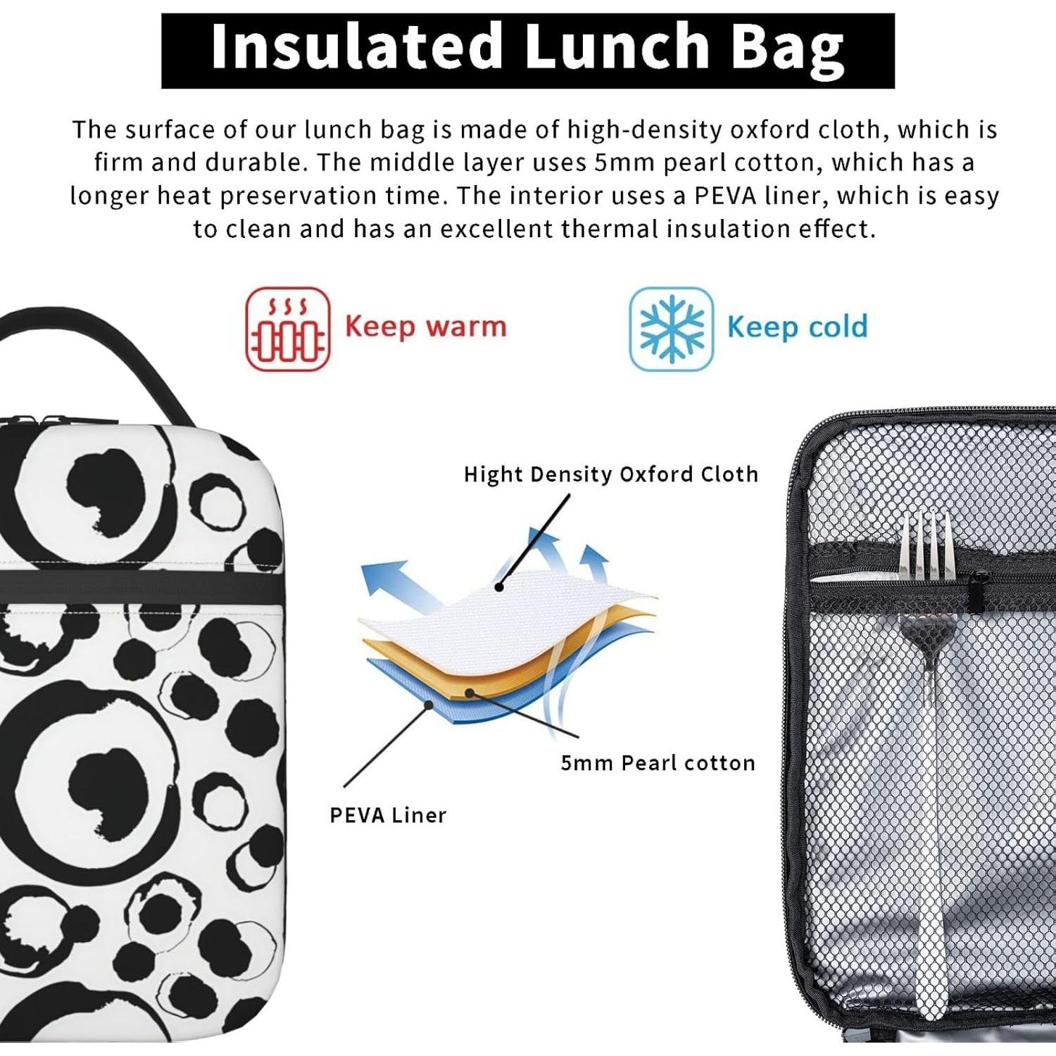 Bolsa de Almuerzo Térmica ZALAAUO 5.68L para Trabajo y Picnic