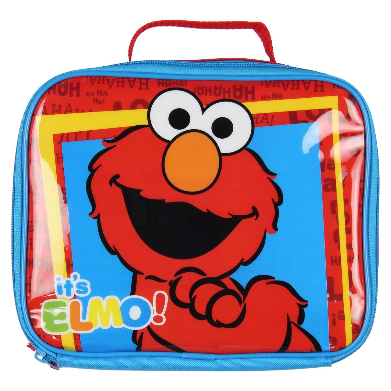 Caja de Almuerzo Insulada Elmo Plaza Sésamo 25.4x20.3cm