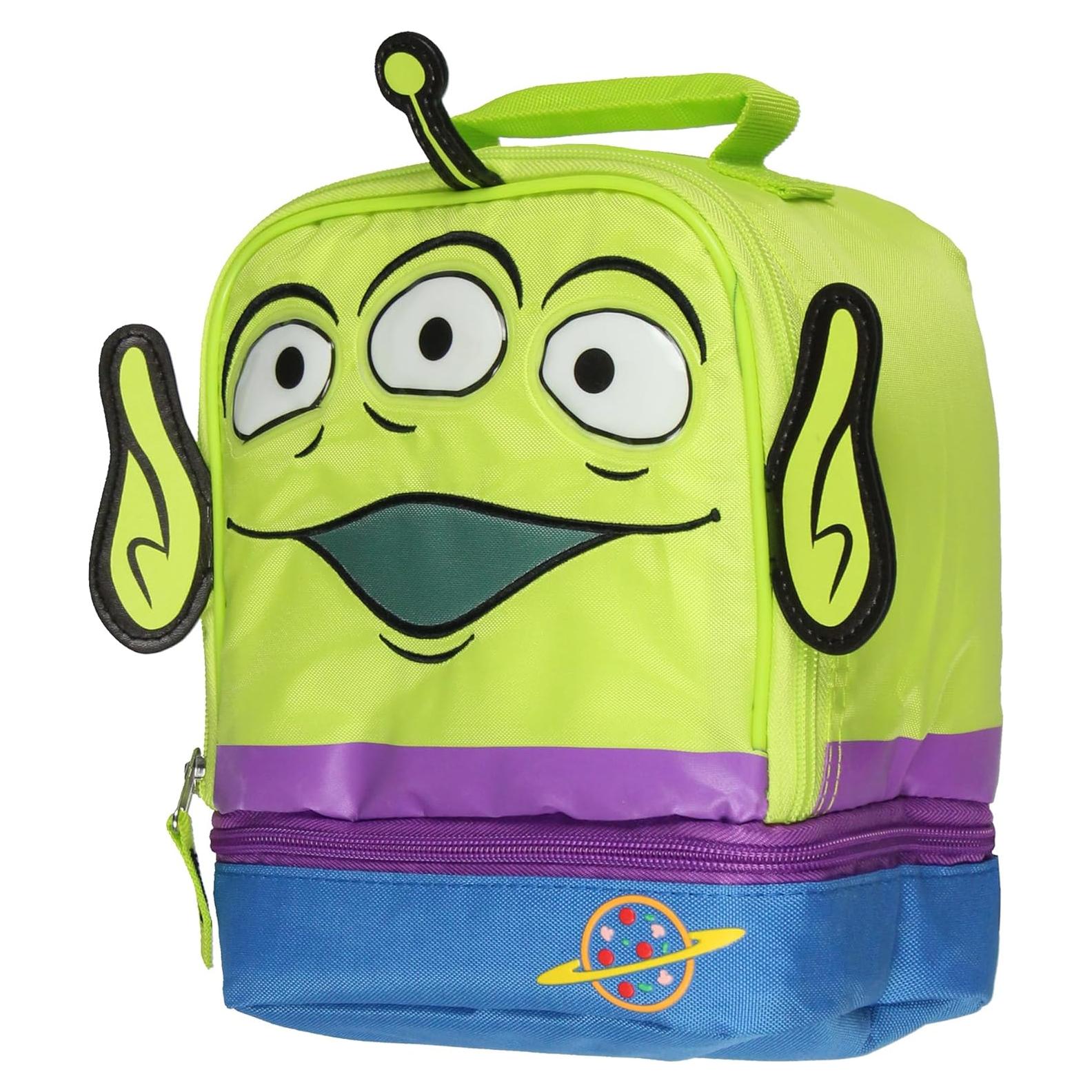 Caja de Almuerzo Aislada Toy Story Alienígena 3D Doble Compartimento