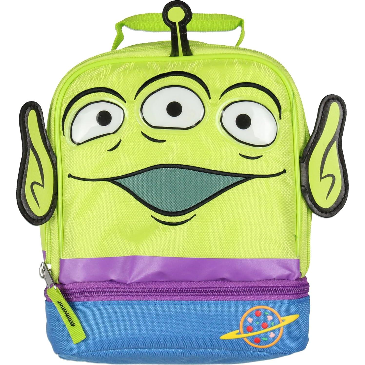 Caja de Almuerzo Aislada Toy Story Alienígena 3D Doble Compartimento