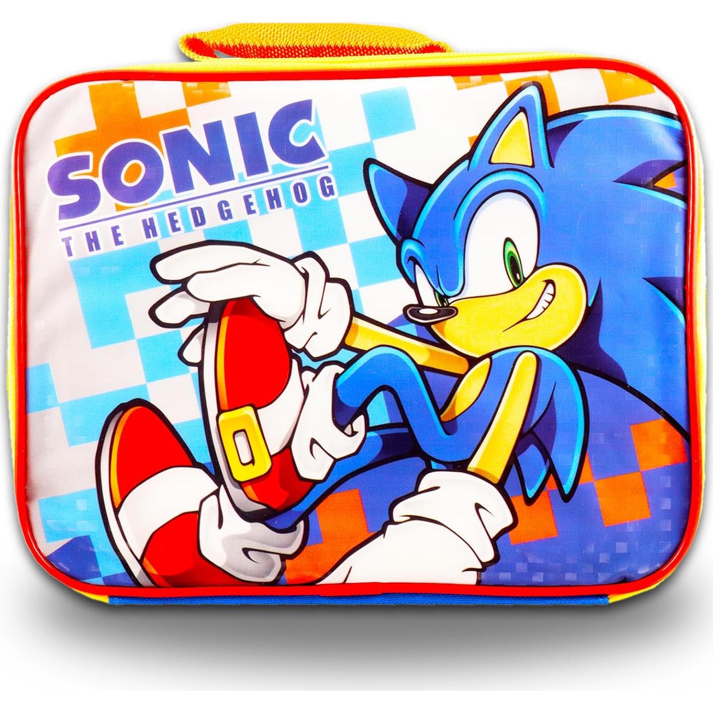 Caja de Almuerzo Sonic the Hedgehog con Bolsa y Botella 2L