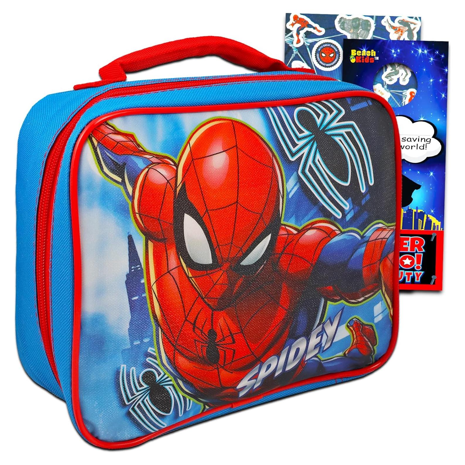 Caja de Almuerzo Marvel Spiderman para Niños 23x20cm