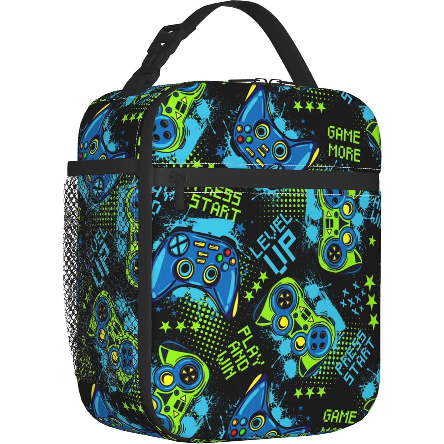 Caja de Almuerzo Aislada WQKMI Controlador de Videojuegos 5L