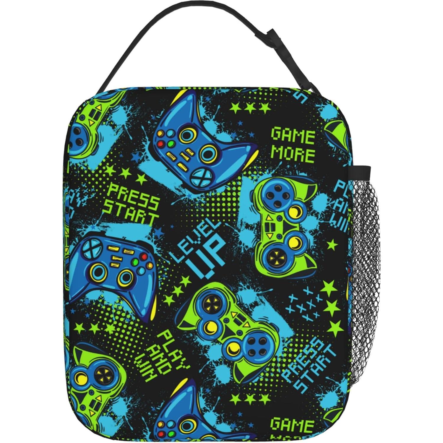 Caja de Almuerzo Aislada WQKMI Controlador de Videojuegos 5L