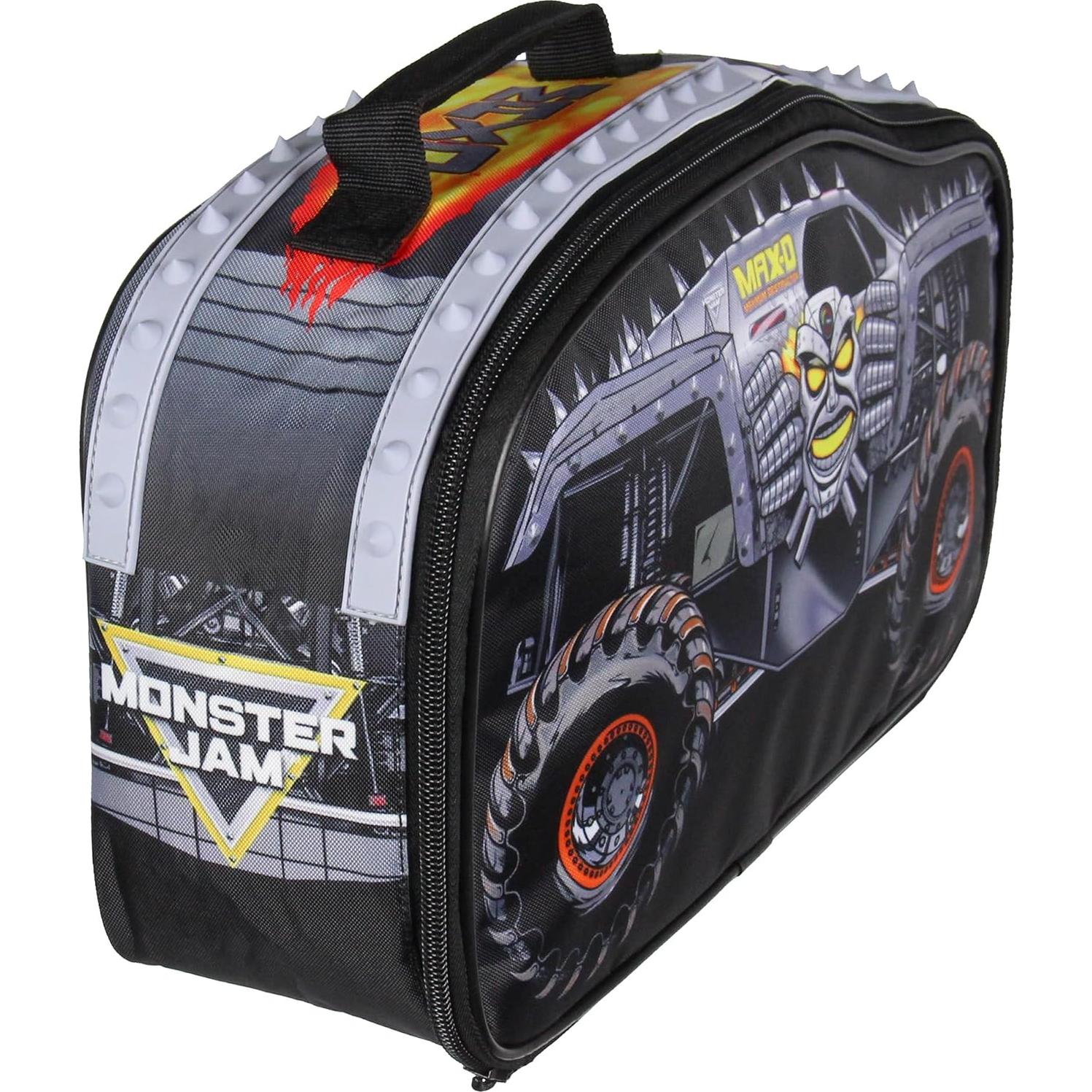 Lonchera aislante Monster Jam Max-D - INTIMO - 35.56x10.16x20.32 cm