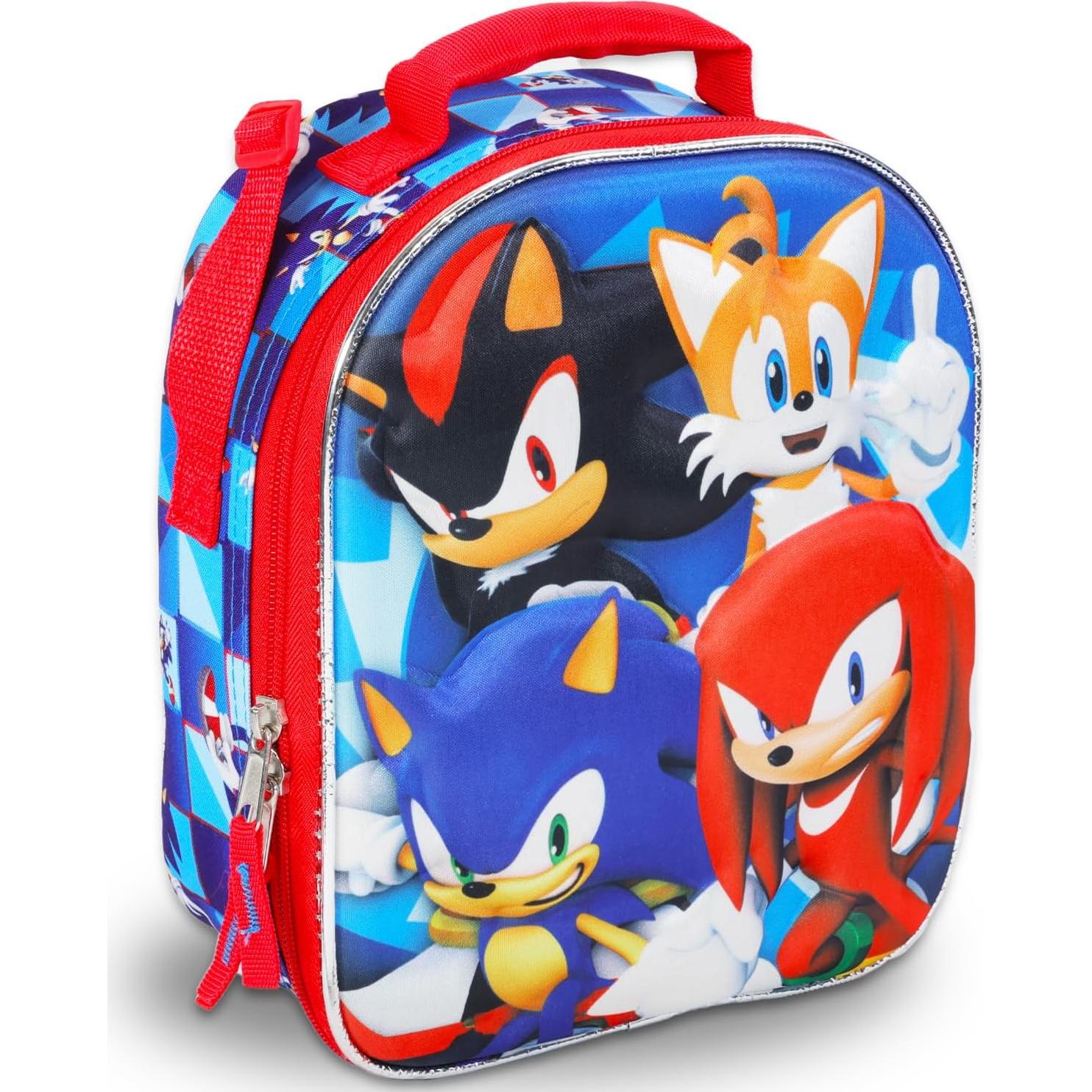 Caja de Almuerzo Sonic the Hedgehog con Bolsa y Botella 2L