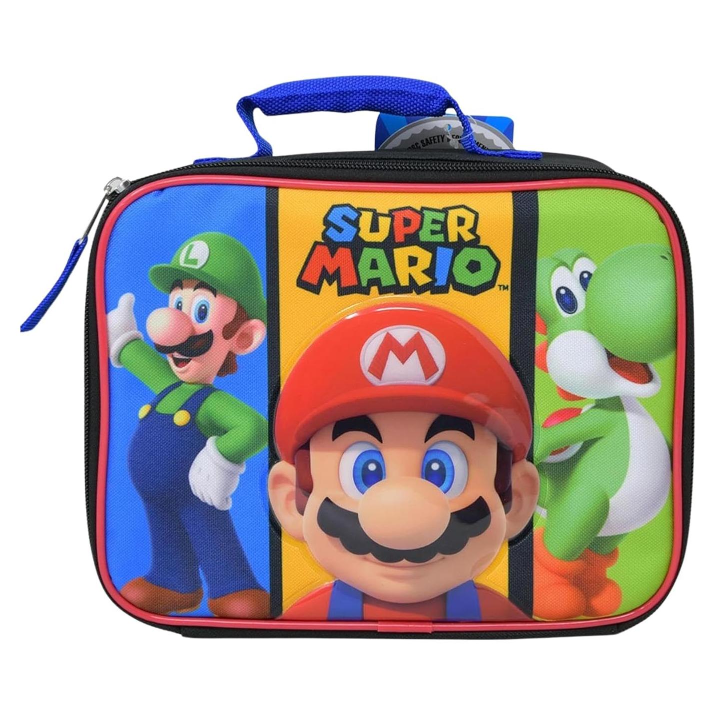 Bolsa de Almuerzo Rectangular Bioworld Super Mario 24.1x20.3 cm
