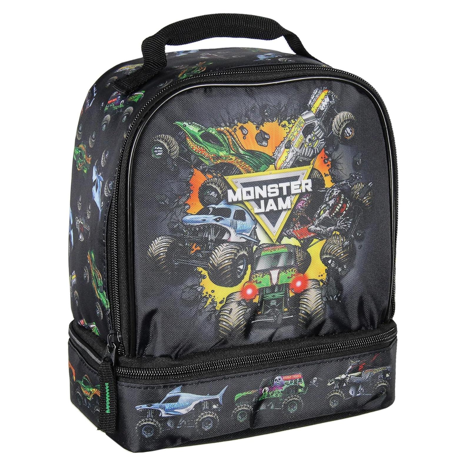 Lonchera Doble Compartimento INTIMO Monster Jam Grave Digger