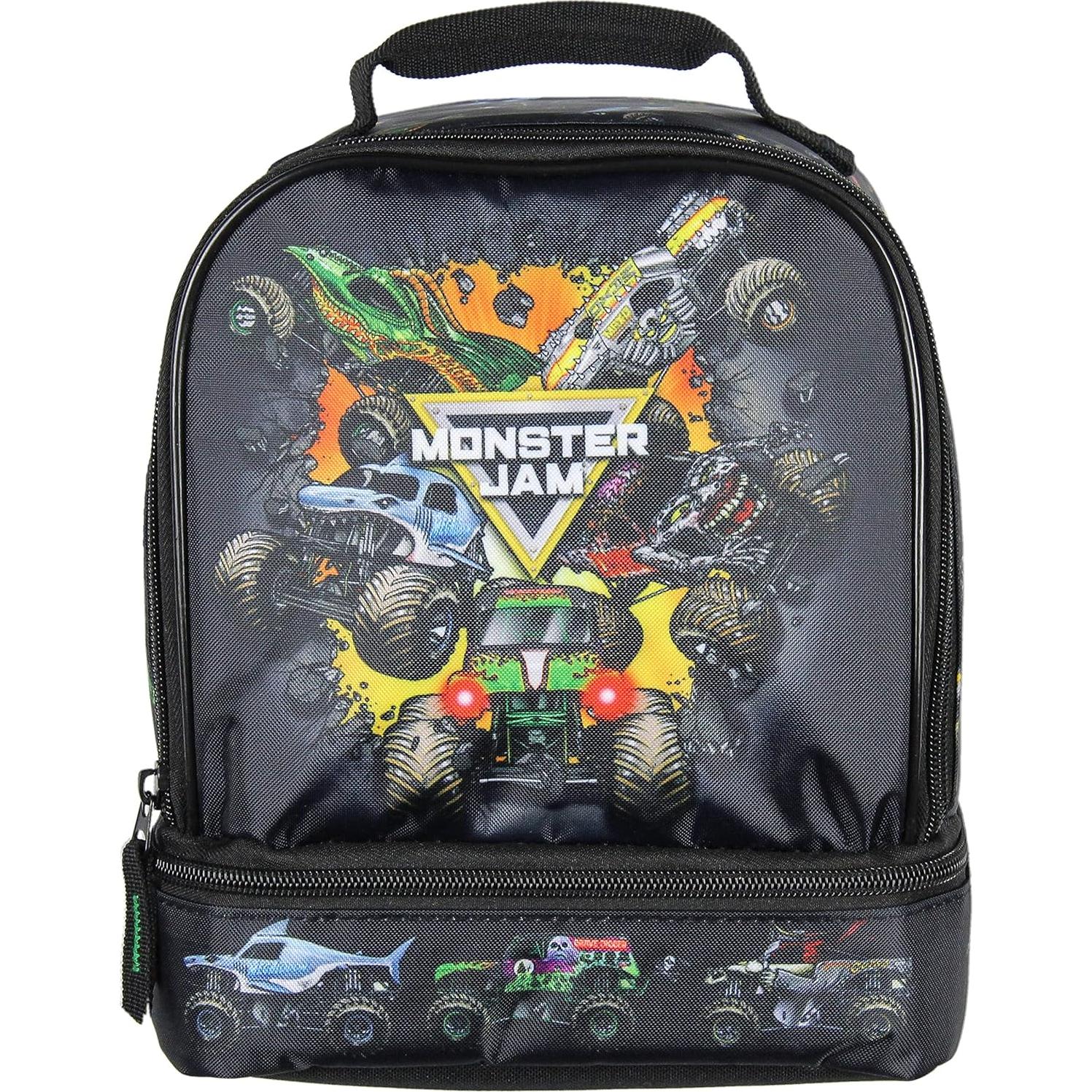 Lonchera Doble Compartimento INTIMO Monster Jam Grave Digger