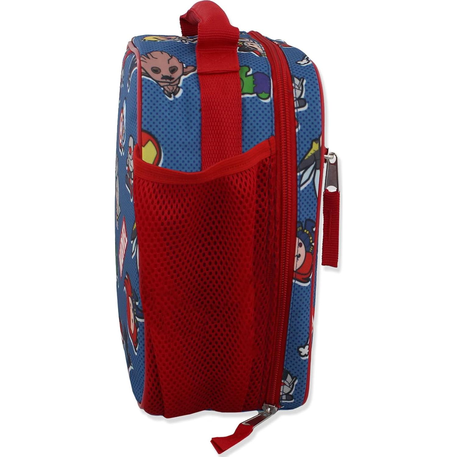 Caja de Almuerzo Suave Marvel Kawaii Multicolor para Niños