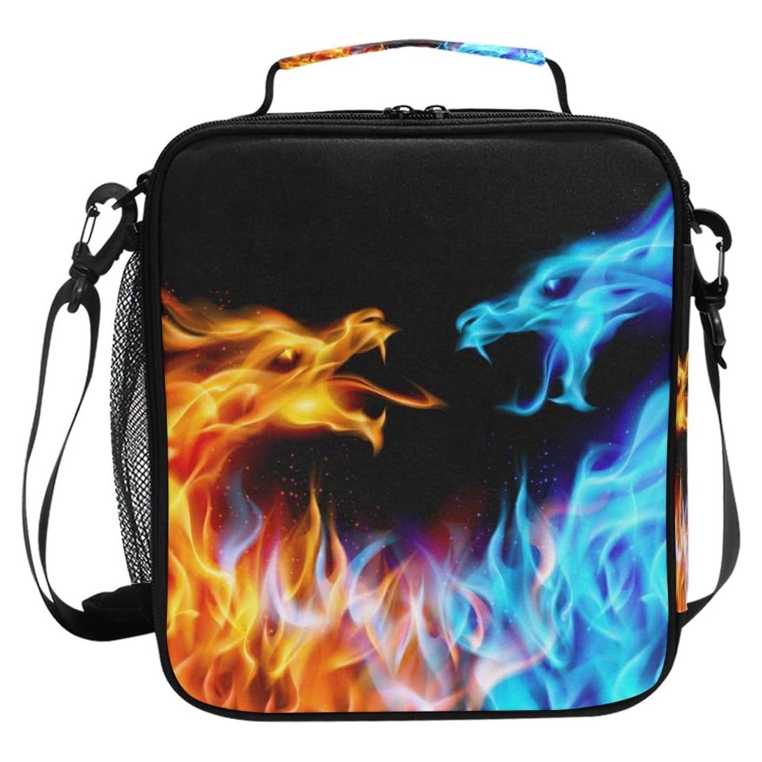 Bolsa Térmica Aislante AUUXVA Dragones Llamativos 24.1L