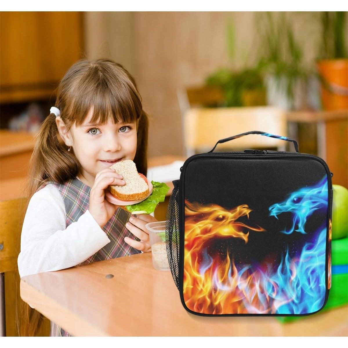 Bolsa Térmica Aislante AUUXVA Dragones Llamativos 24.1L