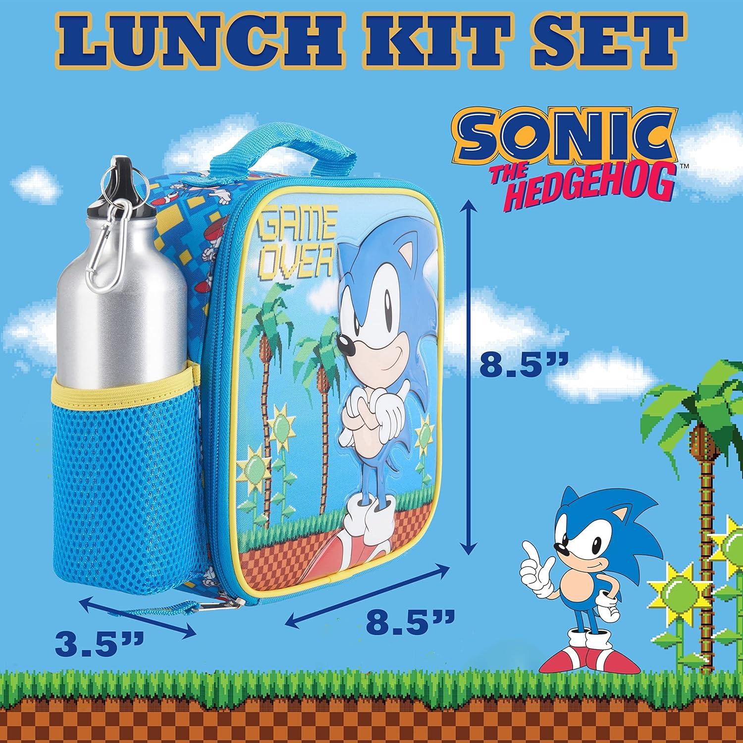 Set Almuerzo Sonic AI Accessory 4 Piezas - Caja, Botella, Hielo