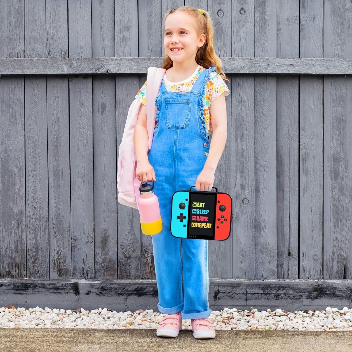 Caja de Almuerzo Gamer TILYTADLY Aislada 24.9x6.6x21.1cm